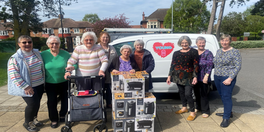 Young@Heart 2021 CIC Friendship Group Next To Van