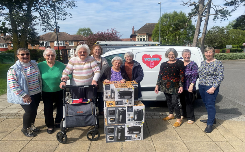 Young@Heart 2021 CIC Friendship Group Next To Van