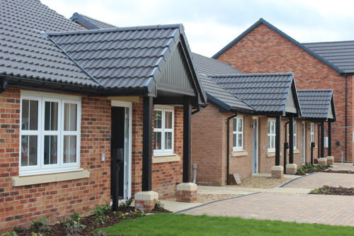 Newly built bungalows